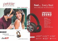 Pebble Zest Pro Wireless Headphone||Deep Bass|High Sensitive In-built Mic|Effective Noise Cancellation
