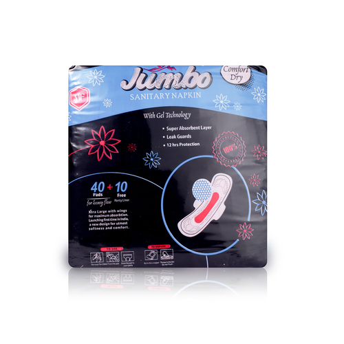 32 Cm Jumbo Black Sanitary Napkin