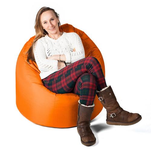 Faux Leather Round Bean Bag Cover Xxxl Without Beans