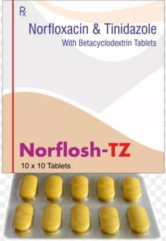 Norfloxacin And Tinidazole Tablet Manufacturer Supplier Exporter From India