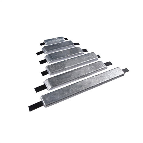 Aluminium Hull Anodes - Polished Finish, Available Lengths 3, 4, 5 Inches | Industrial Use, Compatible with Electroplating Machines