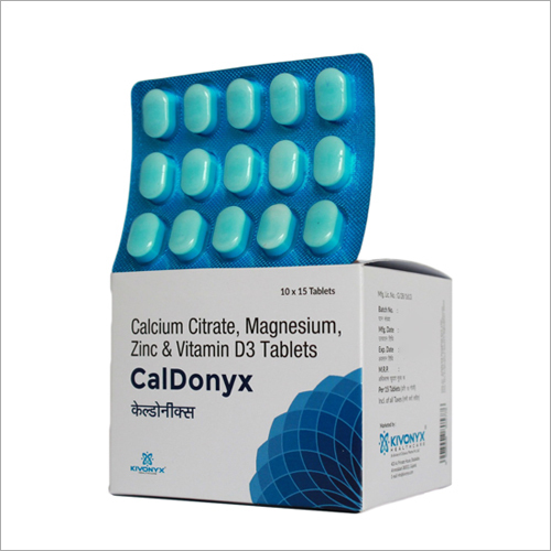 Calcium Citrate Magnesium, Zinc And Vitamin D3 Tablets By KIVONYX HEALTHCARE