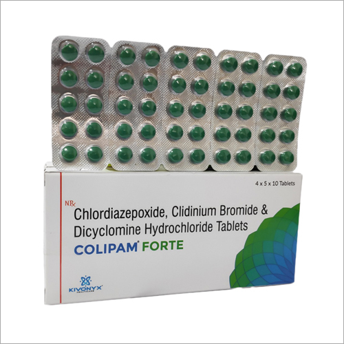 Chlordiazepoxide Clidinium Bromide And Dicyclomine Hydrochloride Tablets