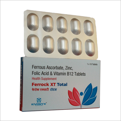 Ferrouse Ascorbate Zinc Folic Acid And Vitamin B12 Tablets