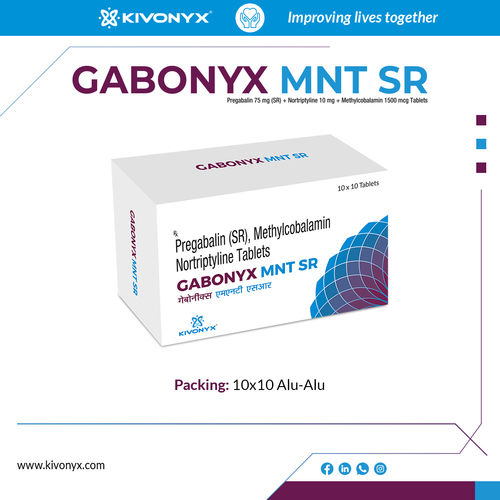 Pregabalin 75 mg (SR) Notriptyline 10 mg Methylcobalamin 1500 mcg Tablets
