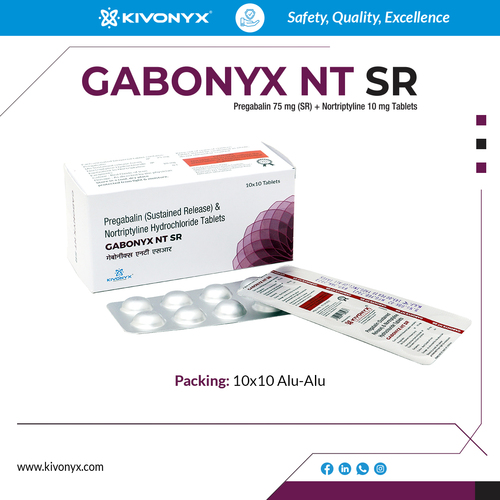 Pregabalin And Notriptyline Hydrochloride Tablets