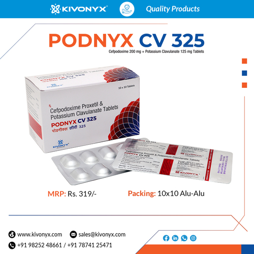 Cefpodoxime Proxetil And Potassium Clavulanate Tablets General Medicines