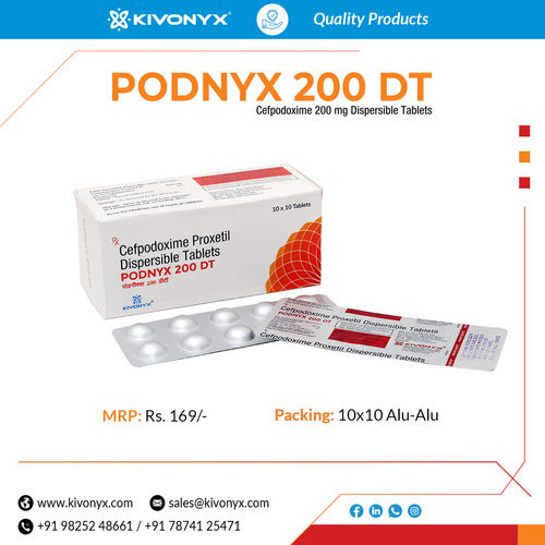 Cefpodoxime 200 mg Dispersible Tablet