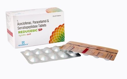 Aceclofenac 100 mg Paracetamol 325 mg Serratiopeptidase 15 mg Tablets