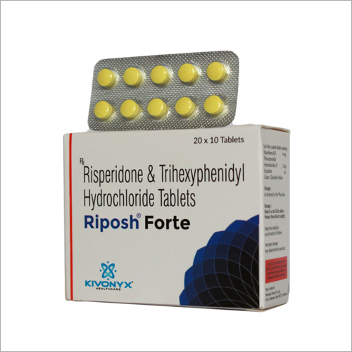 Risperidone 4 mg Trihexyphenidyl Hydrochloride 2 mg Tablets