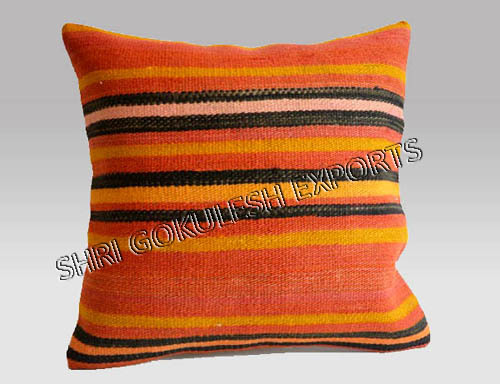 100% Wool Handmade Woven Technics Sofa Designer Cushion Covers