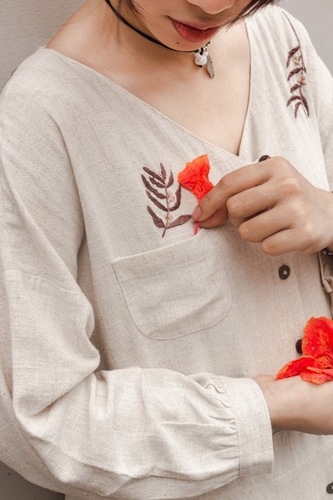 Ladies Designer Linen Shirt By SHRI SALASAR REALTECH PVT LTD.