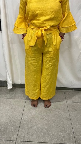 Yellow Linen Dress