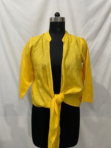 Linen Yellow Shirt