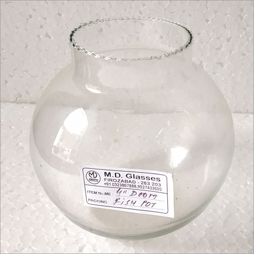 Glass Fish Pot By M D GLASSES
