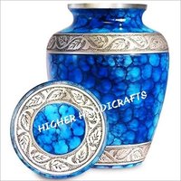 Blue Fire Cremation Urn