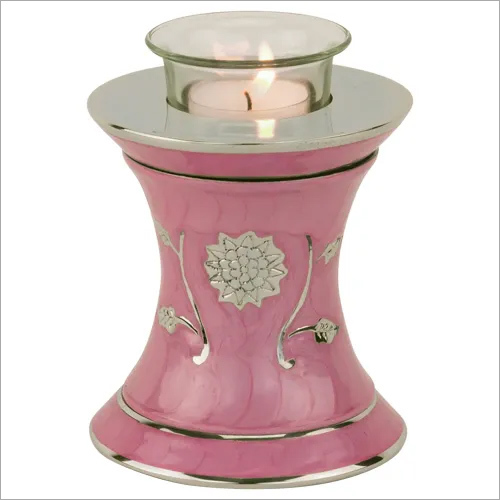 Grace Dark Pink Tealight Urn By HIGHER HANDICRAFTS