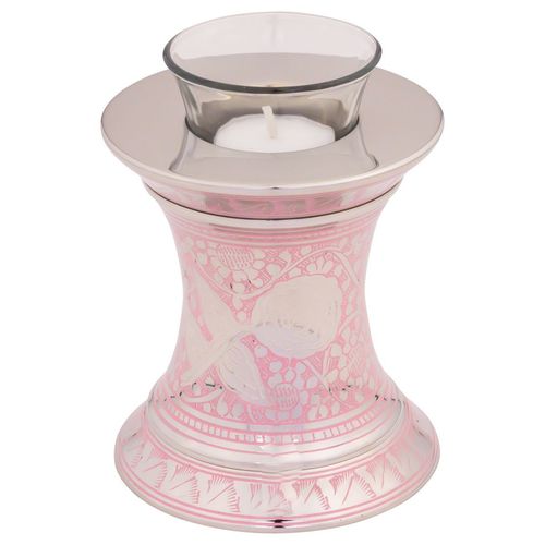 Callia Pink Rose Tealight Urn