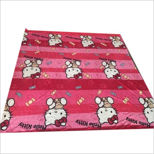 Kitty Print Polyester Blanket Size: Full