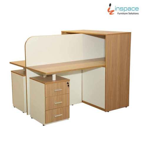 Frosty White Shade And Shara Walnut Shade Creator - Workstation Two Seater