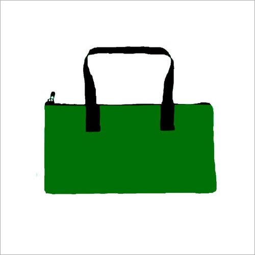 Green Rexin Kids Pencil Bag