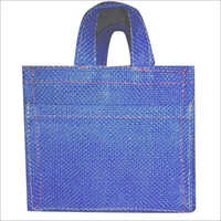 Blue Jute Jewelry Bags