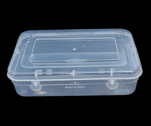 Plastic Box - Transparent Plastic Material | Versatile Storage Solution for Organizing and Safeguarding Your Belongings