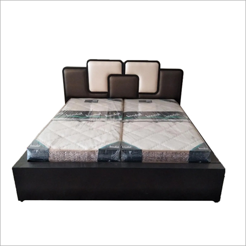 Designer Dark Brown Double Bed