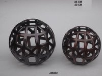 Balls Sculpture Bronze Finish