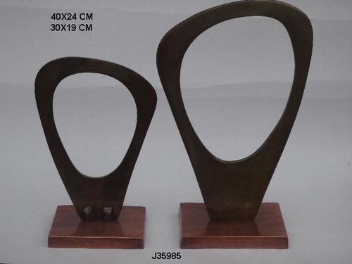 Abstract Sculpture for Table Bronze Finish