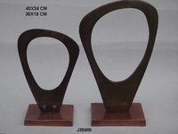 Abstract Sculpture For Table Bronze Finish Good Quality