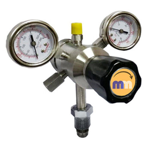 Mighty Mounts Stainless Steel Two Stage Nitrogen Pressure Regulator