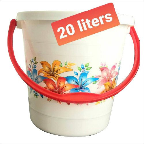 Plastic Bucket 20 Ltr Printed