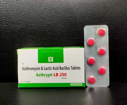 AZITHROMYCIN 250 WITH LACTIC ACID BACILLUS TABLET