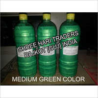 Medium Green Metallic Liquid Color