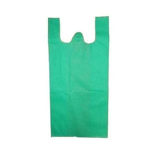 Green Non Woven W Cut Bag