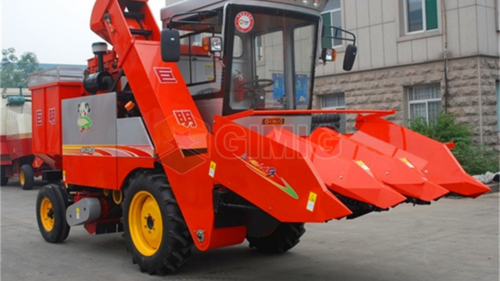 3 Rows Corn Combine Harvester