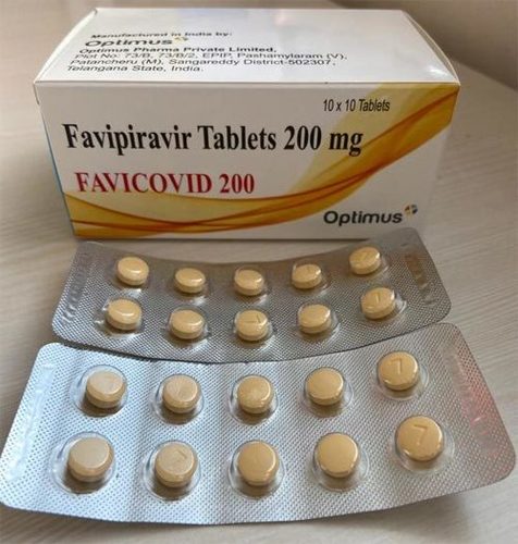 Favipiravir Tablet. Cas No: C5H4Fn3O2