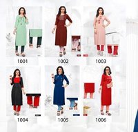 Dry Cleaning Heer Heavy Super Slub Rayon Mirror Embroidery Work Kurti