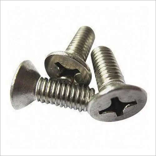Plated Csk Phillips Head Screw