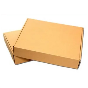 Flat Rectangular Plain Carrugated Box