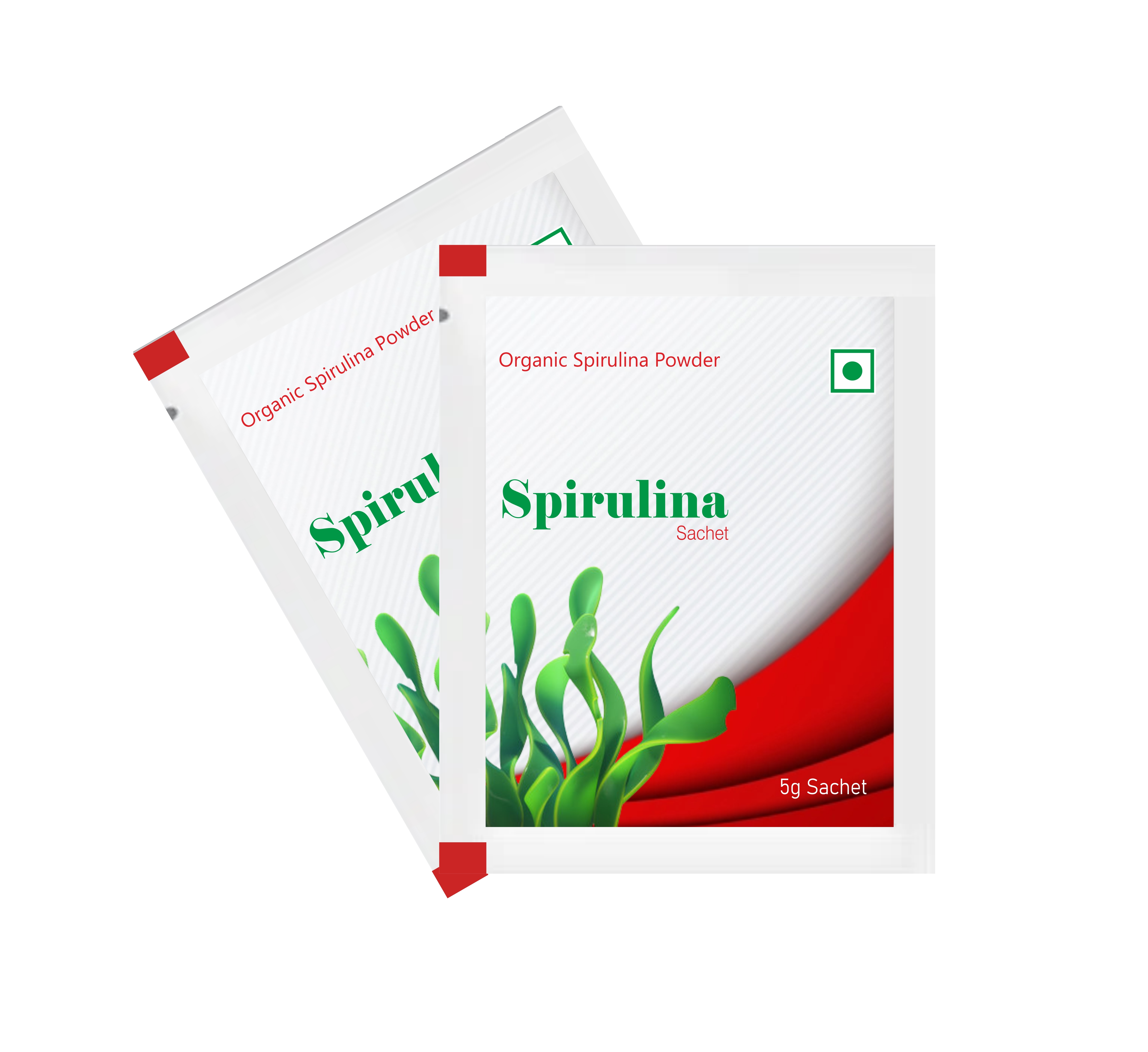 Natural Spirulina Powder Sachets