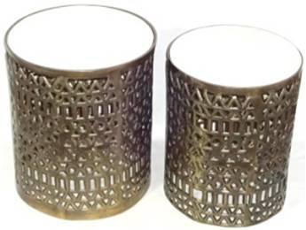 Aluminium Cast Side Table