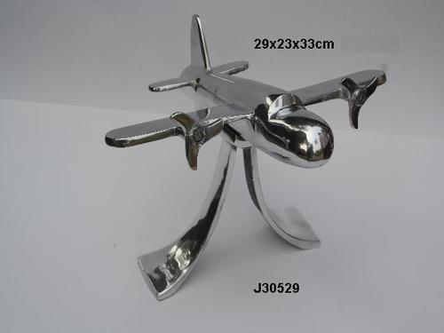 Aluminium Aluminum Decoctive Aeroplan Mirror Polish