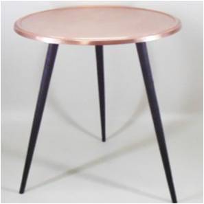 Aluminium Table With Iron Legs