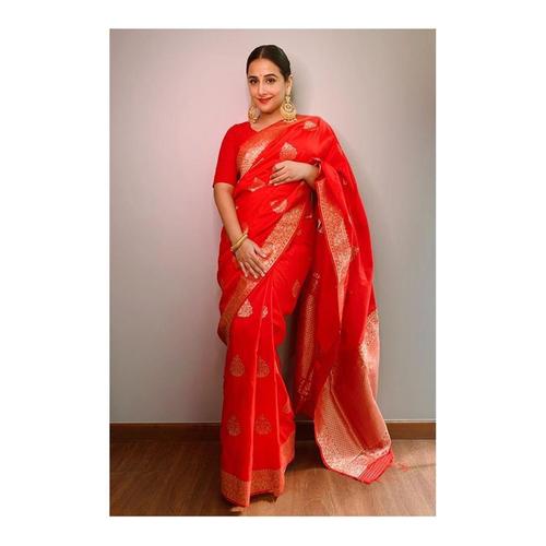 Multi Colour Organic Banarasi Saree