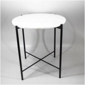 Iron Stand With Marble Top