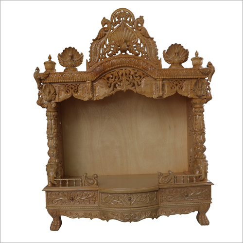 Home Puja Wooden Mandir