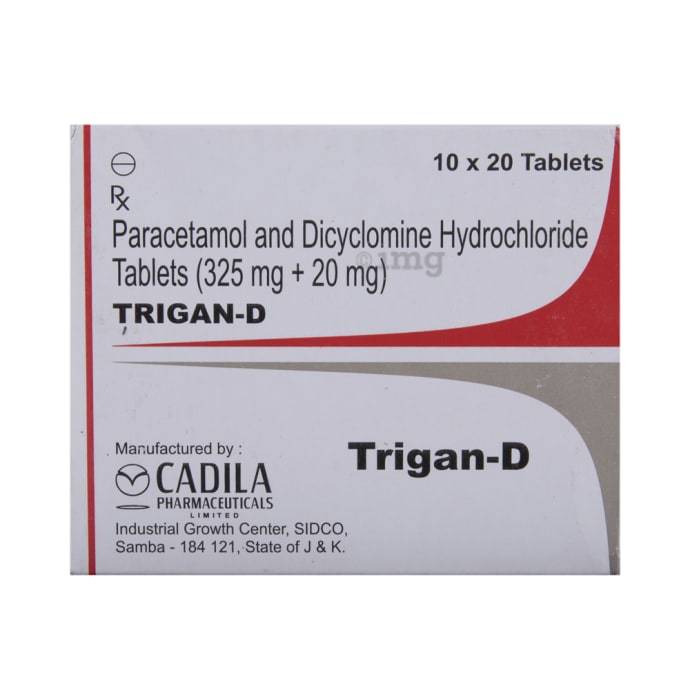 Dicyclomine HCL & Paracetamol Tablets