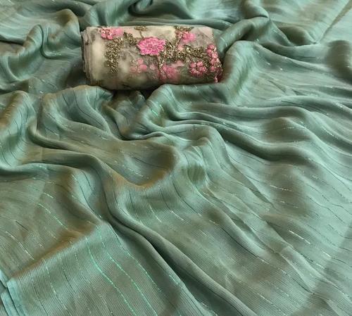 Multy Panchuri Zari Chiffon